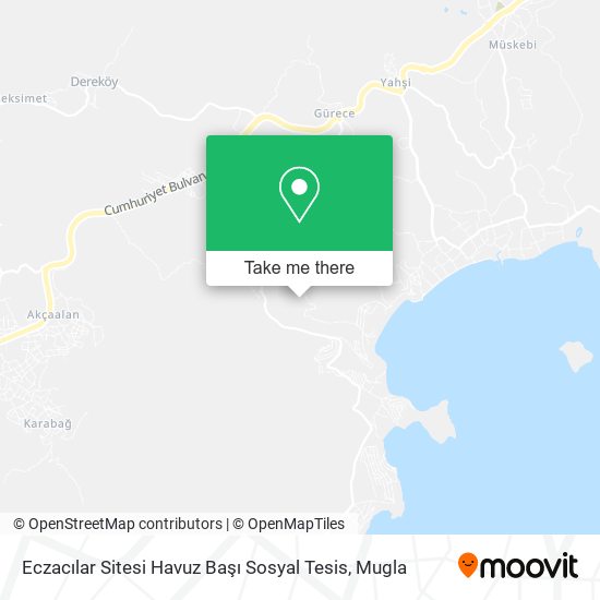 Eczacılar Sitesi Havuz Başı Sosyal Tesis map