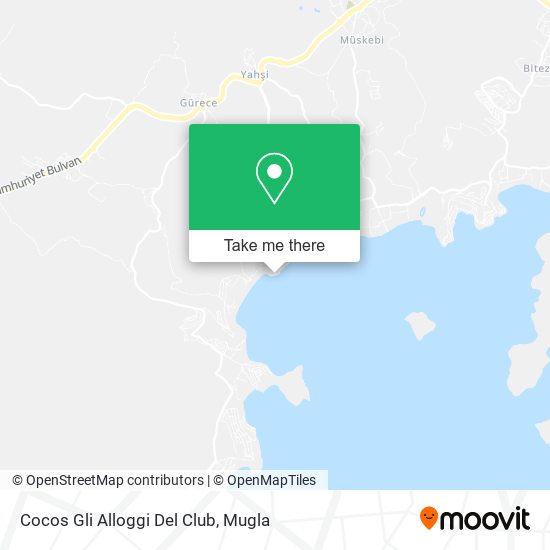 Cocos Gli Alloggi Del Club map