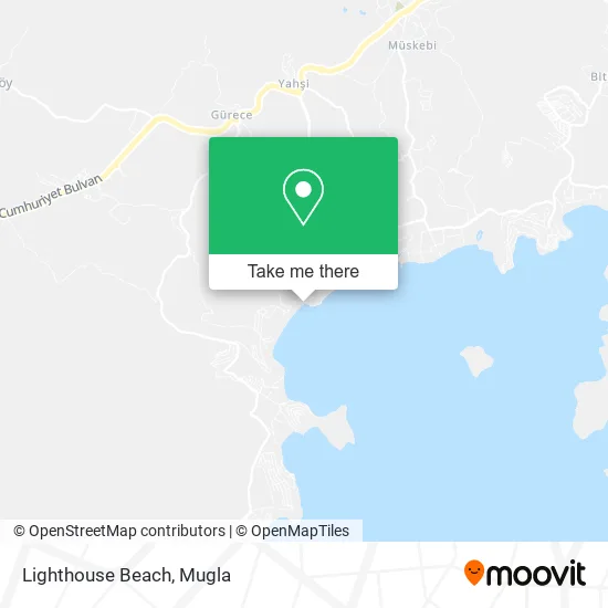Lighthouse Beach map