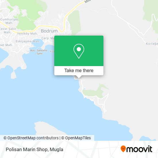 Polisan Marin Shop map