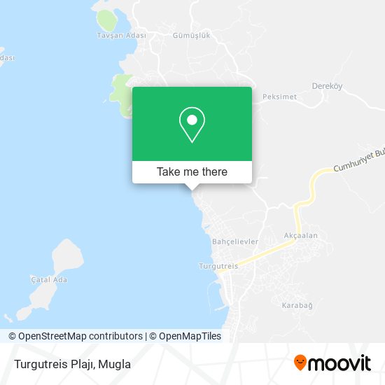 Turgutreis Plajı map