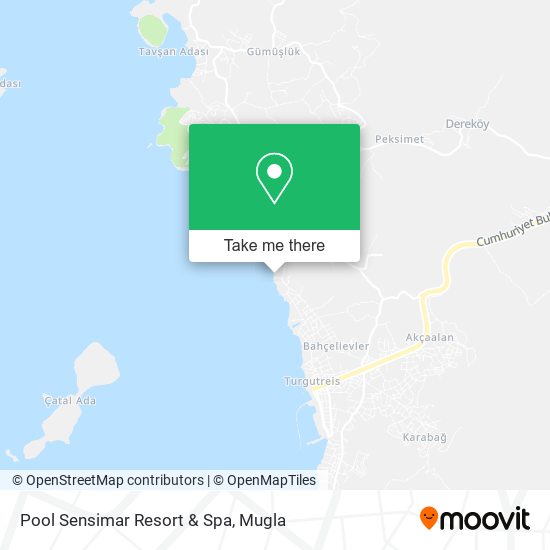 Pool Sensimar Resort & Spa map