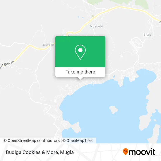 Budiga Cookies & More map