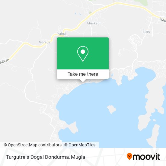 Turgutreis Dogal Dondurma map