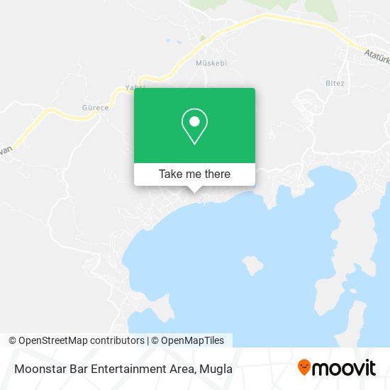 Moonstar Bar Entertainment Area map