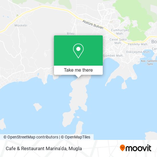Cafe & Restaurant Marina'da map