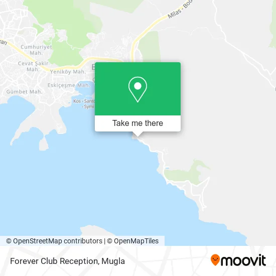 Forever Club Reception map