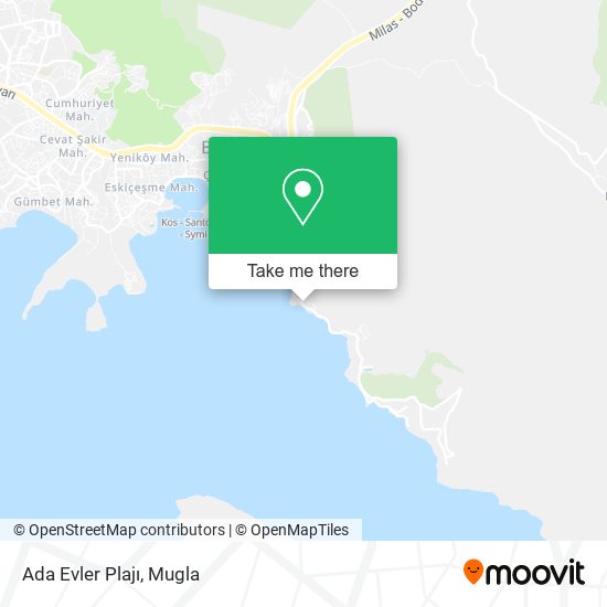 Ada Evler Plajı map