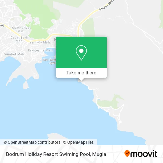 Bodrum Holiday Resort Swiming Pool map