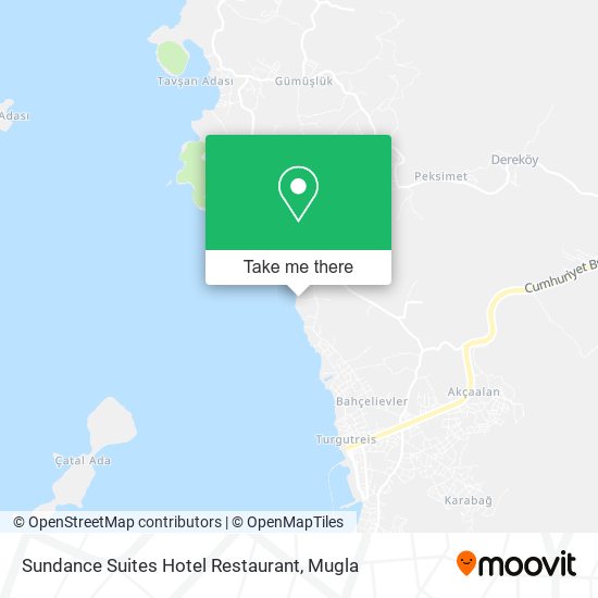 Sundance Suites Hotel Restaurant map
