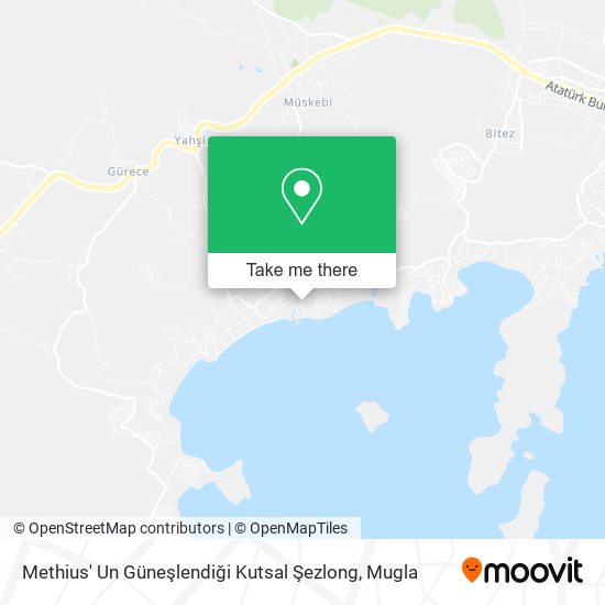 Methius' Un Güneşlendiği Kutsal Şezlong map