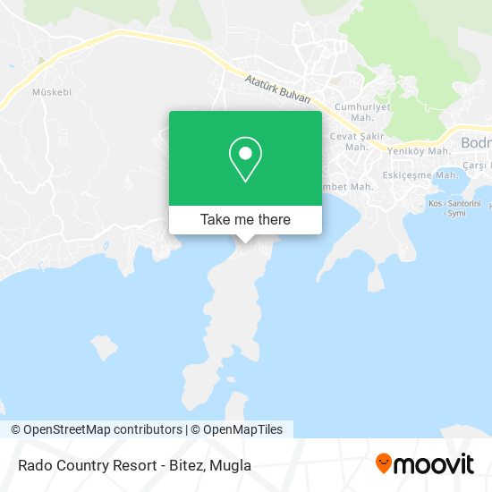 Rado Country Resort - Bitez map