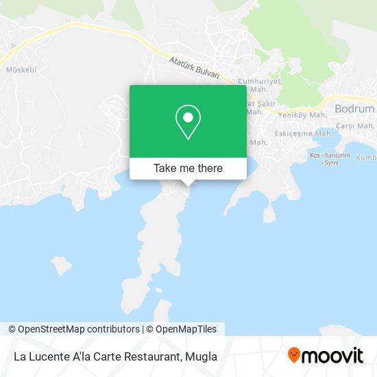 La Lucente A'la Carte Restaurant map