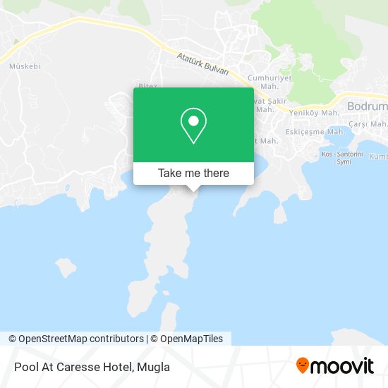 Pool At Caresse Hotel map