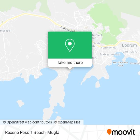 Rexene Resort Beach map