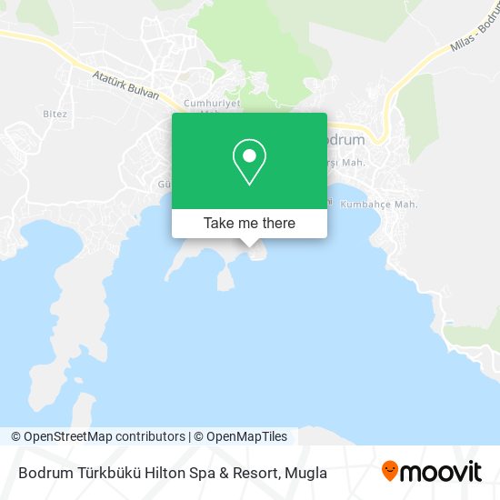 Bodrum Türkbükü Hilton Spa & Resort map