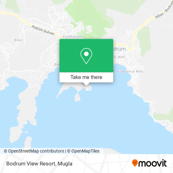 Bodrum View Resort map