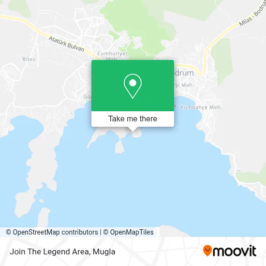 Join The Legend Area map