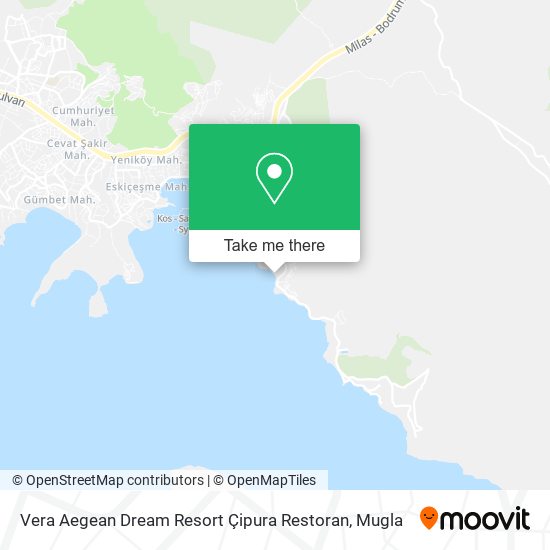 Vera Aegean Dream Resort Çipura Restoran map