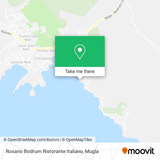 Rosario Bodrum Ristorante Italiano map