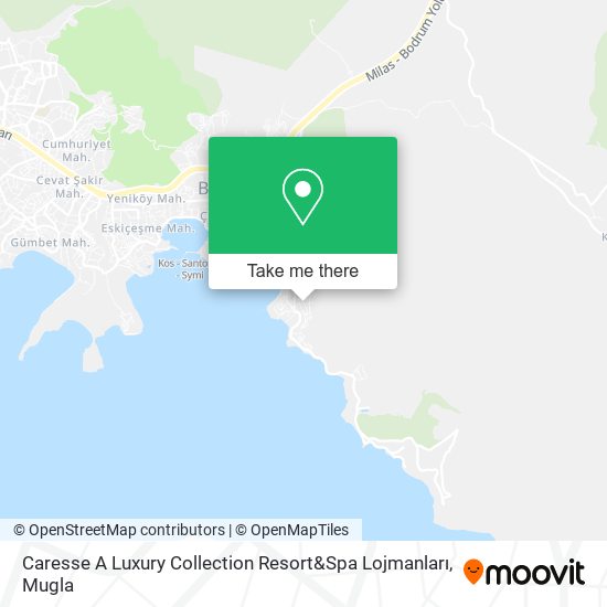 Caresse A Luxury Collection Resort&Spa Lojmanları map