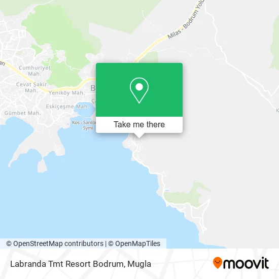 Labranda Tmt Resort Bodrum map