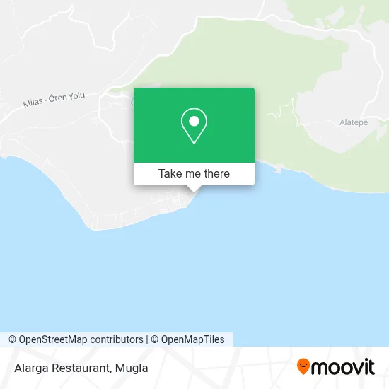 Alarga Restaurant map