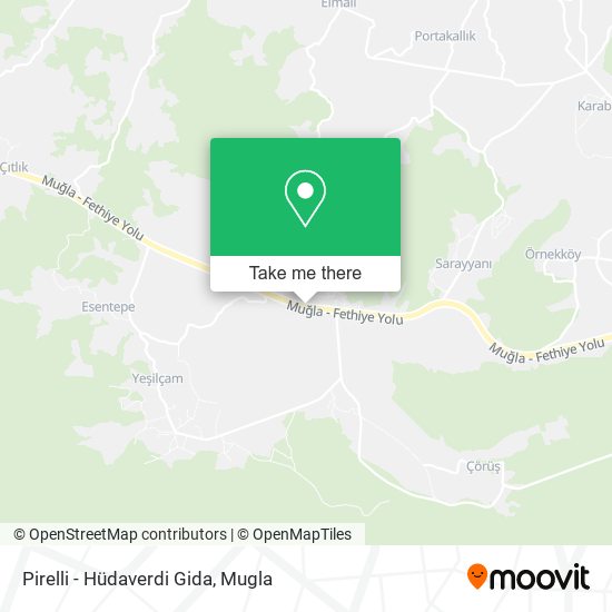 Pirelli - Hüdaverdi Gida map