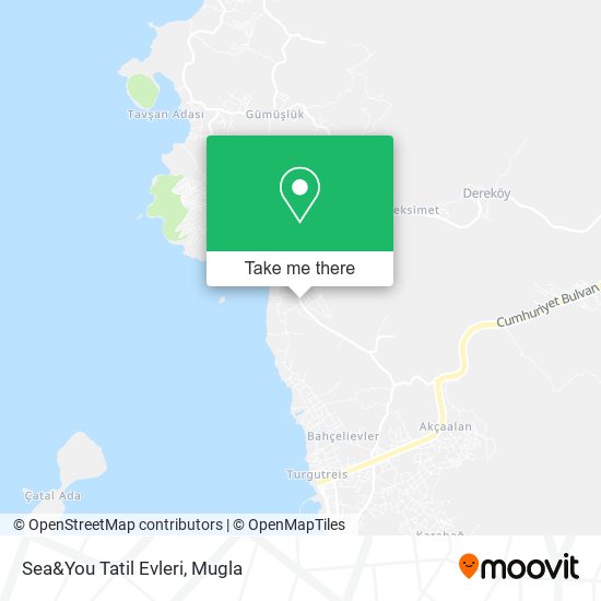 Sea&You Tatil Evleri map