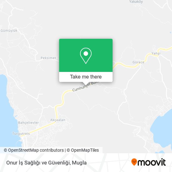 Onur İş Sağlığı ve Güvenliği map