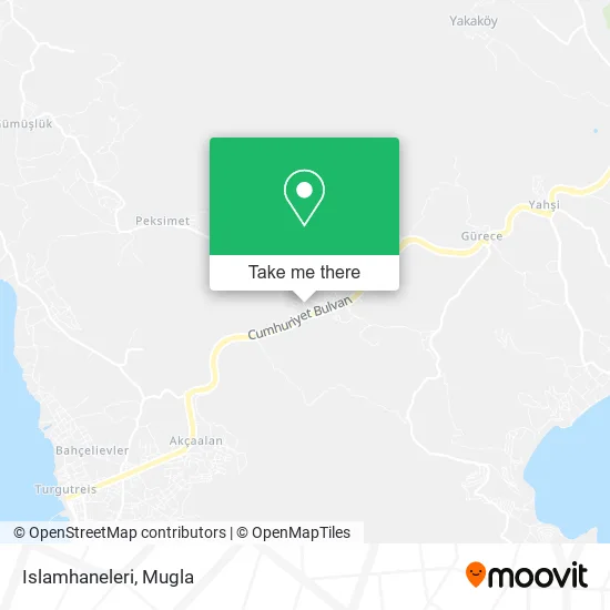 Islamhaneleri map