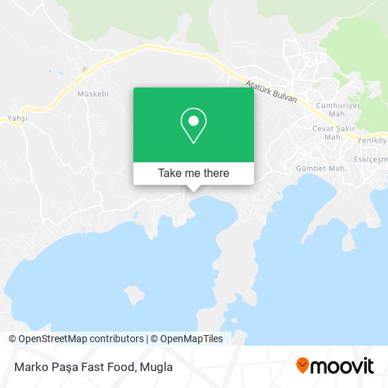 Marko Paşa Fast Food map