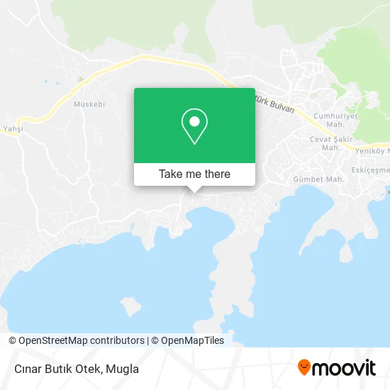 Cınar Butık Otek map
