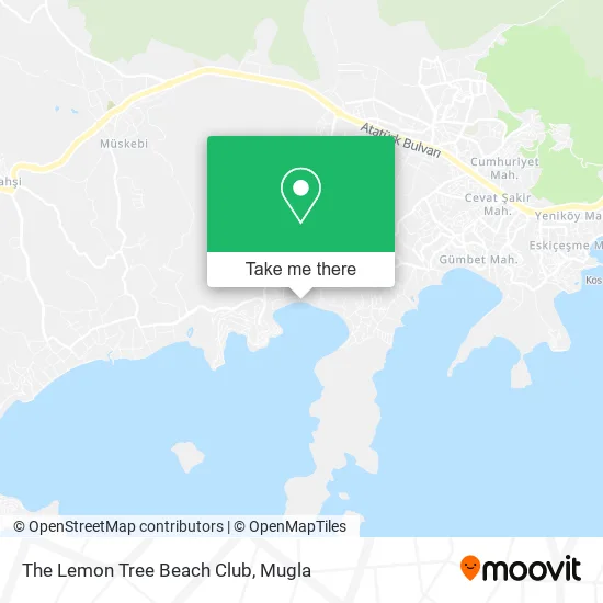 The Lemon Tree Beach Club map