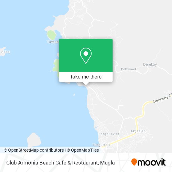 Club Armonia Beach Cafe & Restaurant map