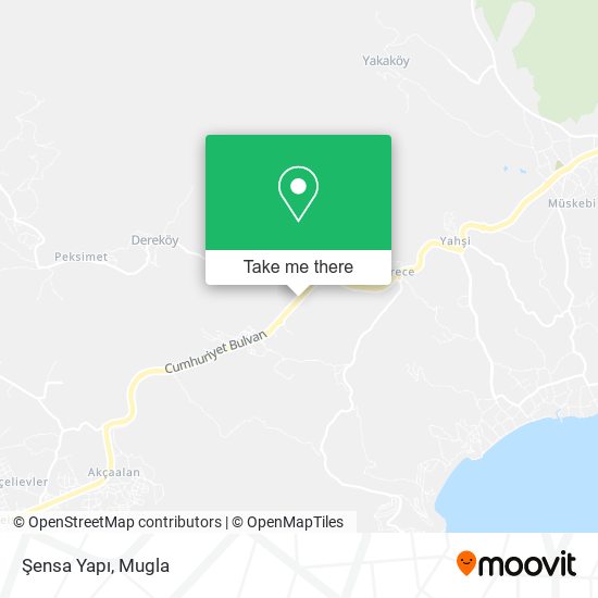 Şensa Yapı map