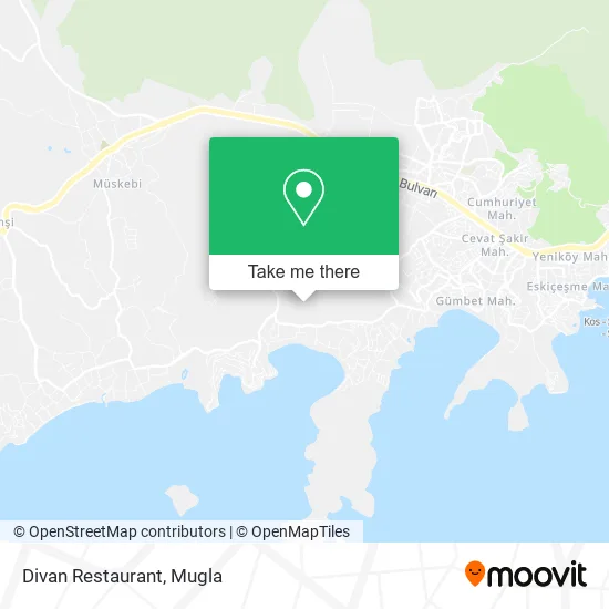 Divan Restaurant map