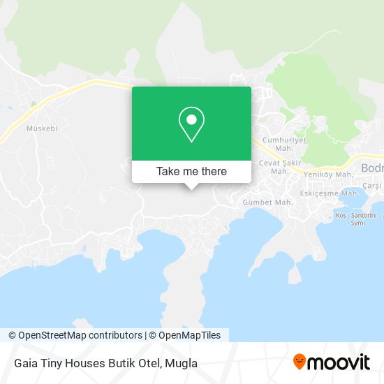 Gaia Tiny Houses Butik Otel map