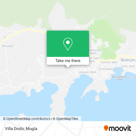 Villa Dodo map