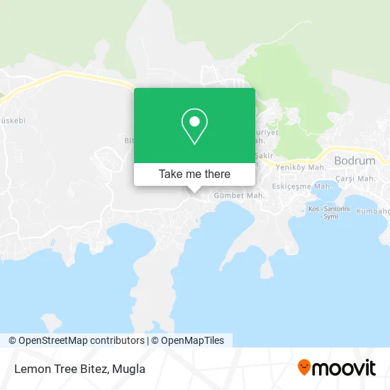 Lemon Tree Bitez map
