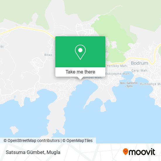 Satsuma Gümbet map
