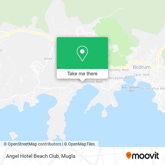 Angel Hotel Beach Club map