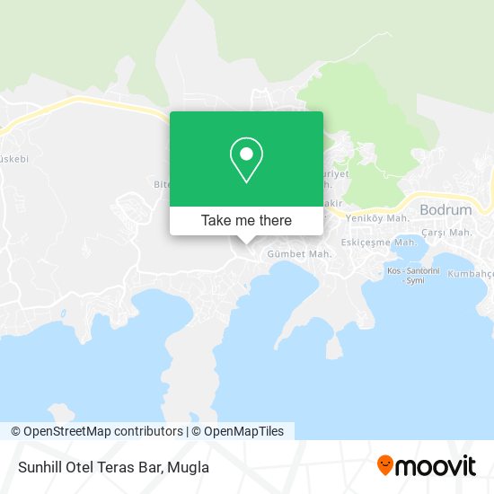 Sunhill Otel Teras Bar map