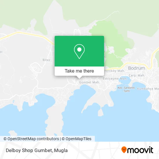 Delboy Shop Gumbet map