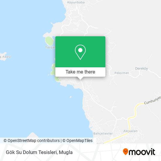 Gök Su Dolum Tesisleri map