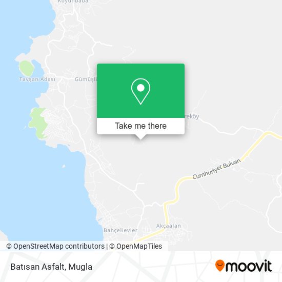 Batısan Asfalt map