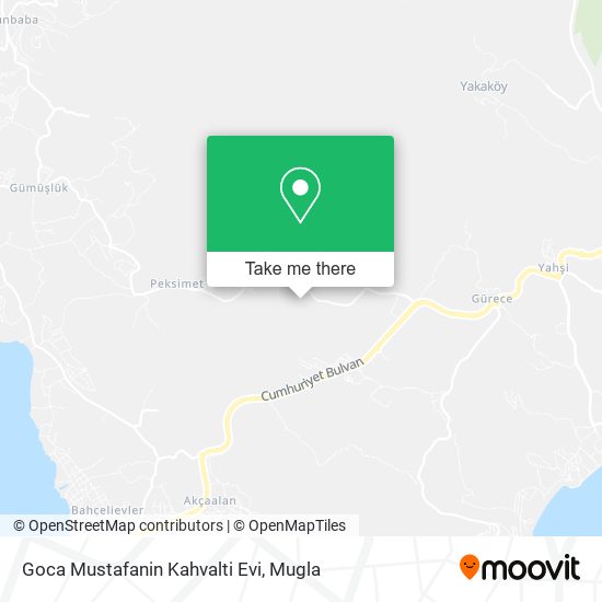 Goca Mustafanin Kahvalti Evi map