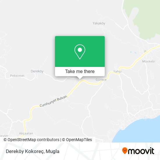 Dereköy Kokoreç map
