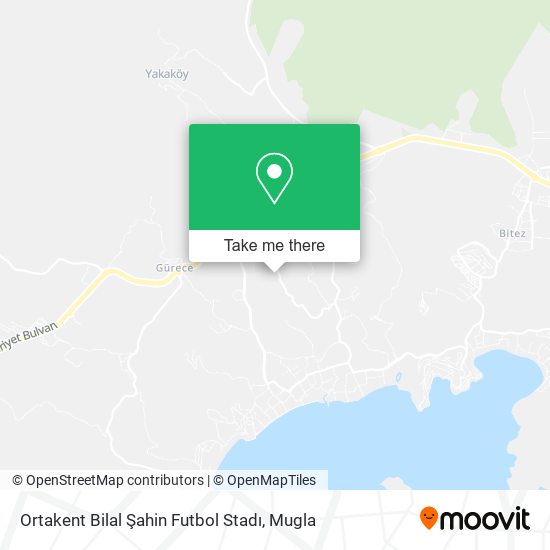 Ortakent Bilal Şahin Futbol Stadı map