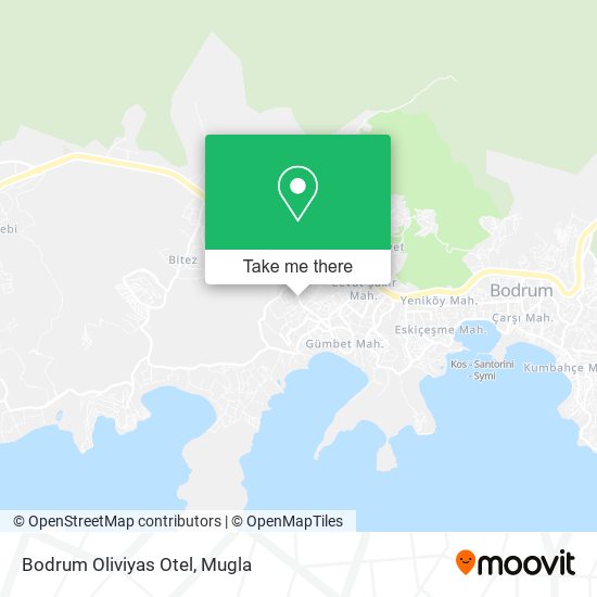 Bodrum Oliviyas Otel map